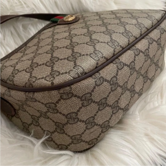 Gucci Beige and Dark Brown Shoulder Bag - Picture 5 of 16